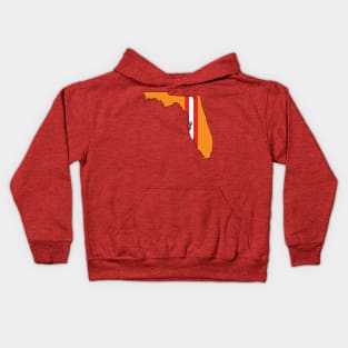 Tampa Bay Football (Throwback) Kids Hoodie